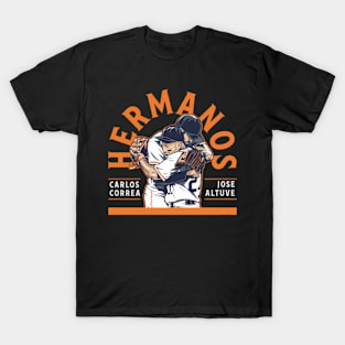 Jose Altuve Carlos Correa Hermanos T-Shirt